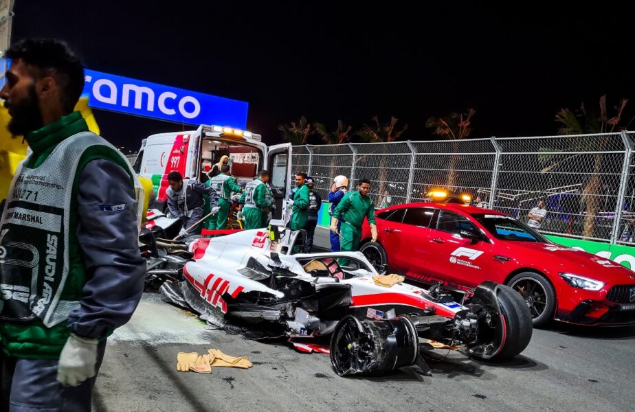Mick Schumacher, accident teribil la Marele Premiu al Arabiei Saudite