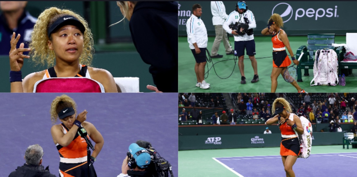 Momente uimitoare: Naomi Osaka a izbucnit în lacrimi la Indian Wells. A fost jignită în timpul meciului și i-a cerut arbitrului microfonul. ”Am plâns destul”