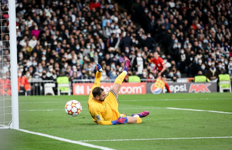 Real Madrid – PSG | Gianluigi Donnarumma, ca Andrei Vlad! Karim Benzema a marcat după o gafă uriaşă a portarului italian