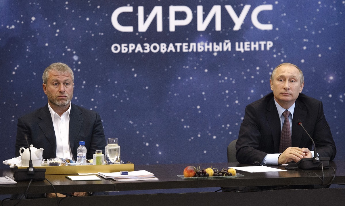 Roman Abramovich și Vladimir Putin
