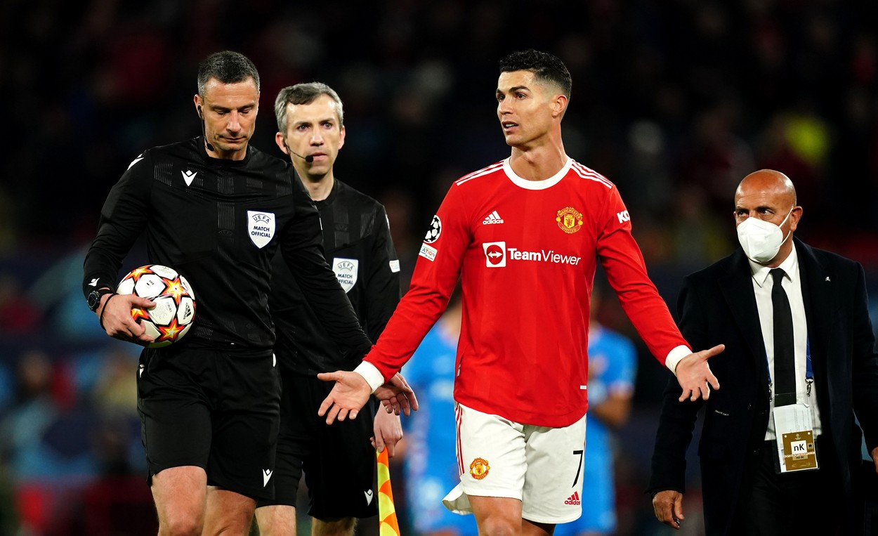 Manchester United – Atletico Madrid 0-1 | Cristiano Ronaldo și-a ieșit din minți! Superstarul portughez riscă să fie sancționat de UEFA după ce l-a ironizat pe arbitrul Slavko Vincic
