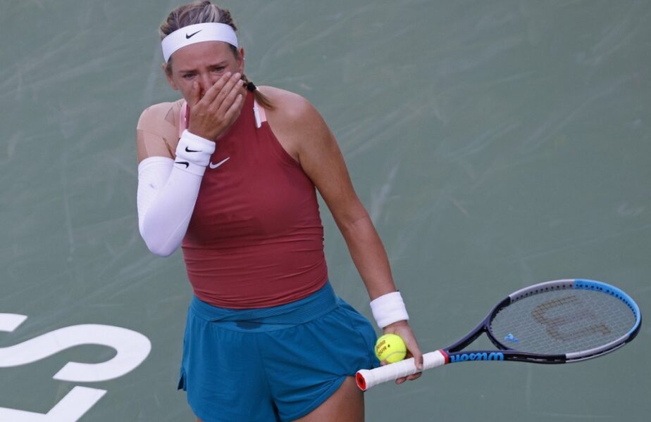 Moment incredibil la Indian Wells! Victoria Azarenka, criză de plâns în meciul cu Elena Rybakina. „M-am săturat de toate astea!”
