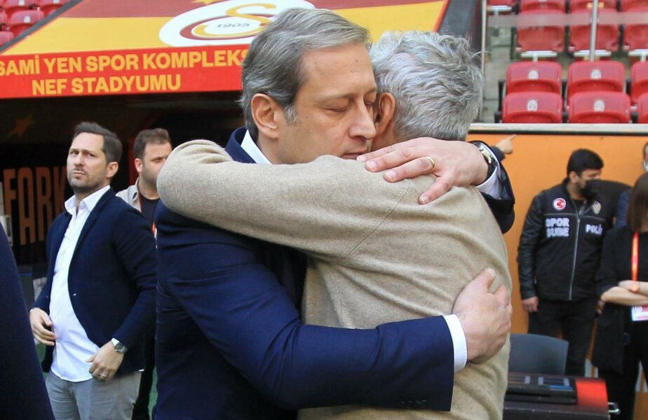 Mircea Lucescu și președintele lui Galatasaray, întâlnire de gradul 0! Cei doi s-au îmbrățișat înaintea meciului de la Istanbul. „Il Luce” n-a fost uitat de turci
