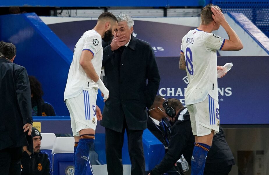 Carlo Ancelotti a băgat frica în Karim Benzema înainte de Chelsea – Real Madrid 1-3: „Nu vei juca!”. Italianul, pus pe glume!