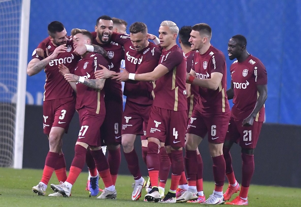 CFR Cluj, bucurie după marcarea unui gol