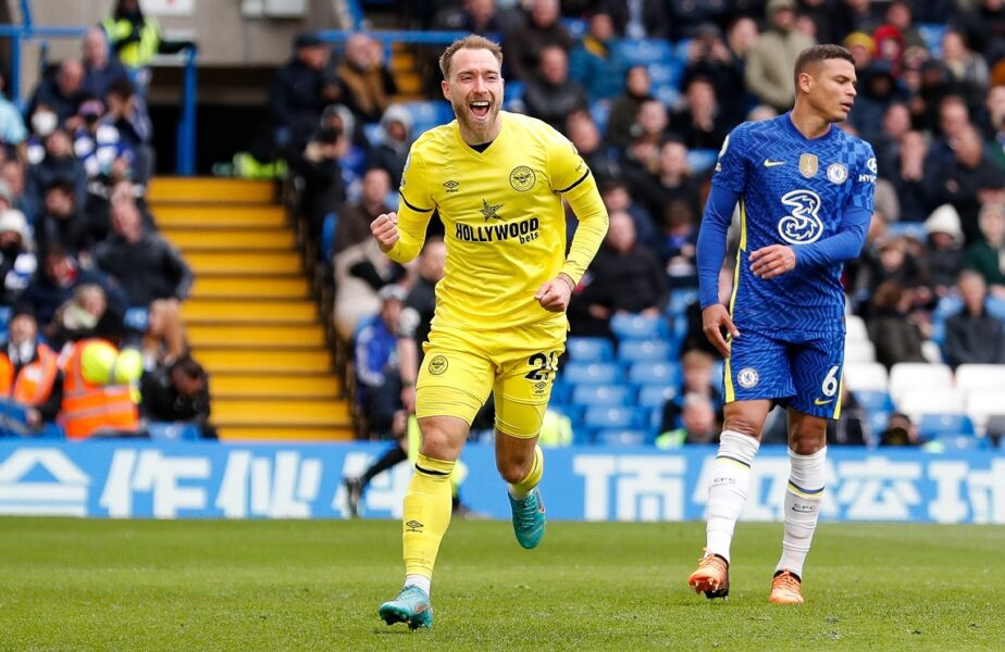 Chelsea – Brentford 1-4 | Surpriză uriașă în Premier League. Christian Eriksen a marcat și împotriva campioanei Europei! Eșec istoric pentru starurile de pe Stamford Bridge