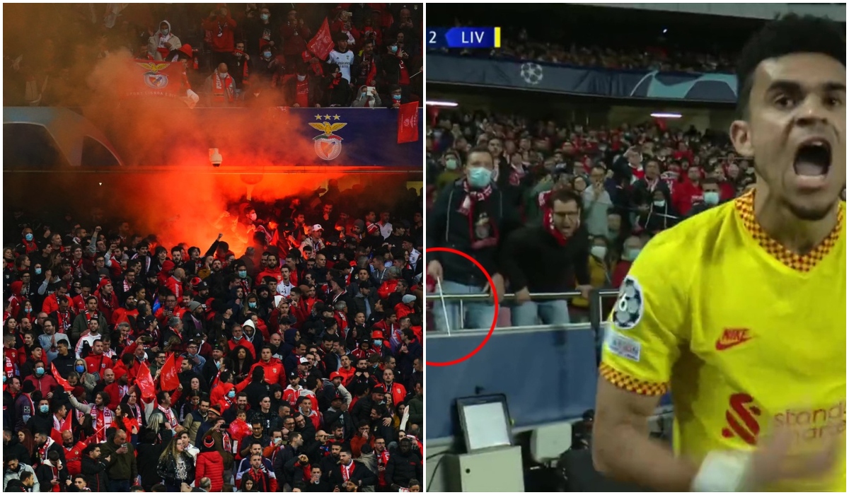 Benfica – Liverpool 1-3 | Cazul „Bricheta în UEFA Champions League! Andrew Robertson: „Poate aşa se lasă de fumat! + Luis Diaz, atacat cu o bară de metal!