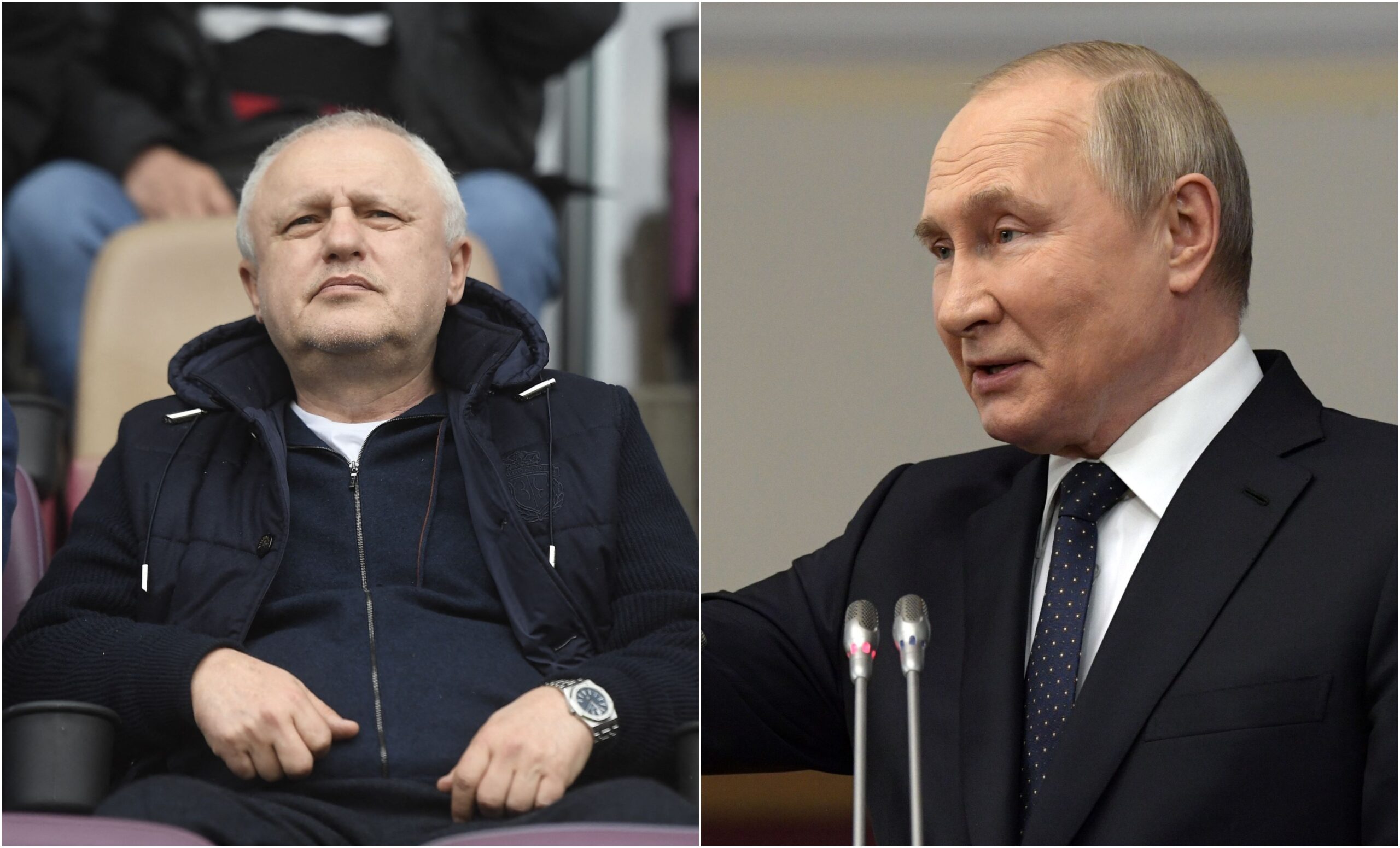 Colaj cu Igor Surkis și Vladimir Putin