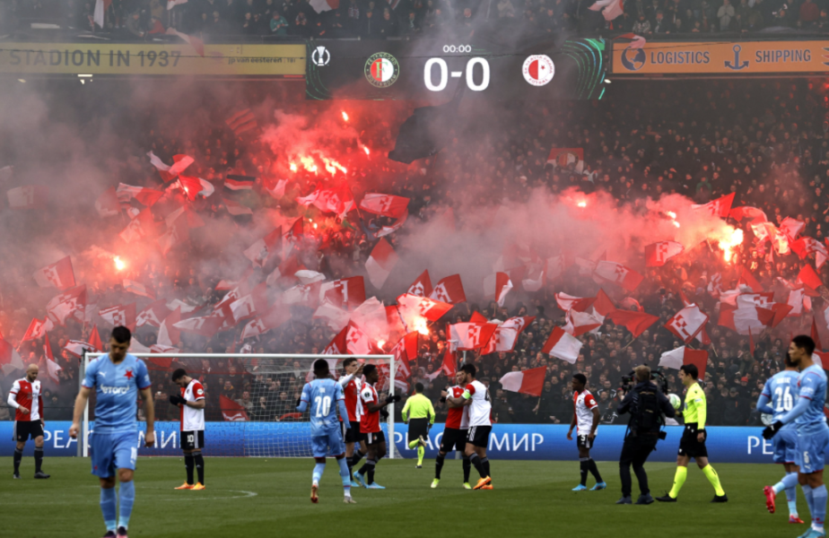 Feyenoord – Slavia Praga 3-3 | Meci interzis cardiacilor în Conference League! Cehii au egalat la ultima fază, după o desfăşurare nebună a partidei