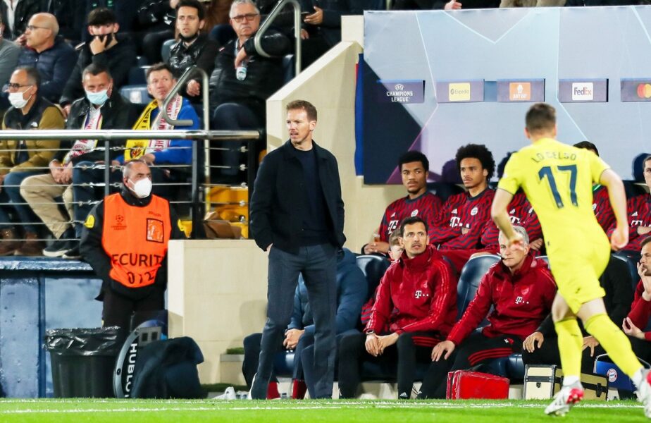 Bayern Munchen – Villarreal | Julian Nagelsmann, declaraţii războinice după înfrângerea din meciul tur: „Au făcut o greşeală: ne-au lăsat în viaţă! Trebuie să îi pedepsim!”