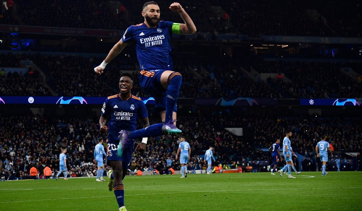 Manchester City – Real Madrid 4-3 | „Dați-i Balonul de Aur! Karim Benzema, elogiat după show-ul din semifinalele UEFA Champions League