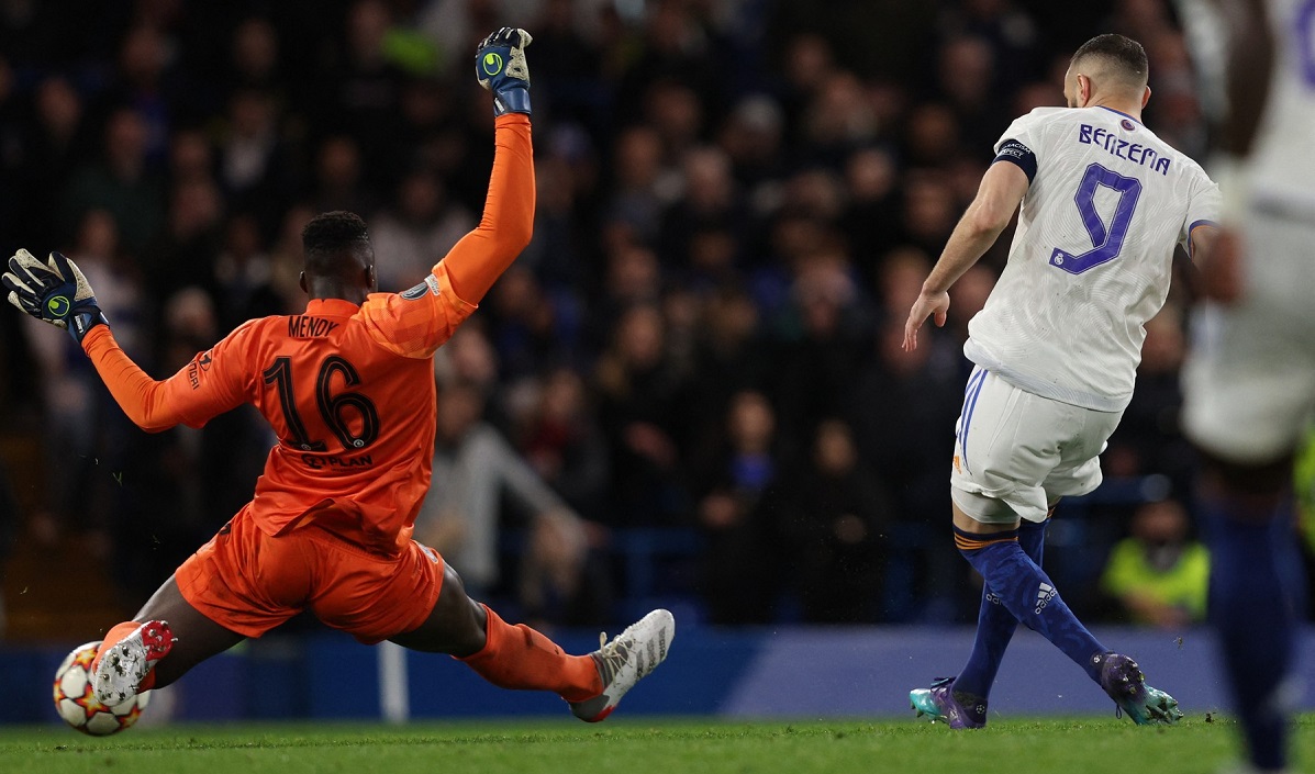 Chelsea – Real Madrid | Edouard Mendy, gafă uluitoare pe Stamford Bridge. I-a pus „pe tavă hat-trick-ul lui Karim Benzema. Și Rudiger s-a făcut de râs!