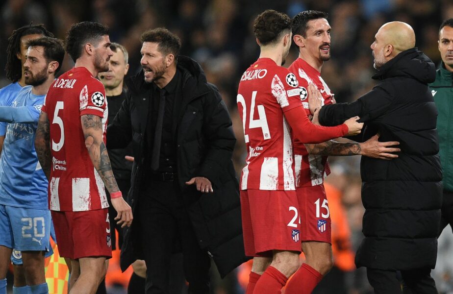 Atletico Madrid – Manchester City 0-0 | Diego Simeone și-a păstrat cu greu calmul: ”Nu suntem proști!” + Pep Guardiola a ”tunat” după ce a ajuns în a 9-a semifinală de Champions League: ”Am uitat să jucăm!”
