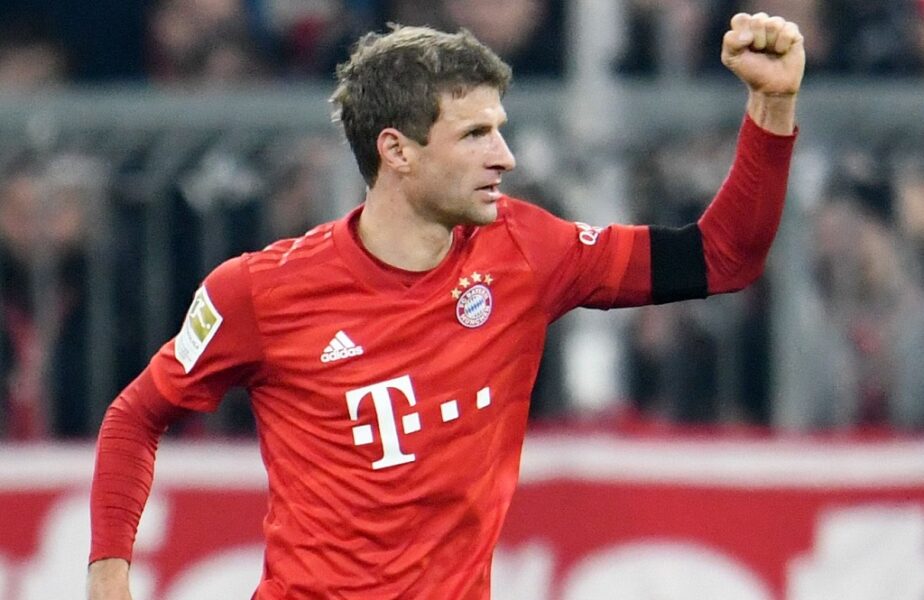 Thomas Muller a intrat în istorie după ce Bayern a cucerit al 10-lea titlu consecutiv în Bundesliga! Ce a putut să facă la celebrarea trofeului