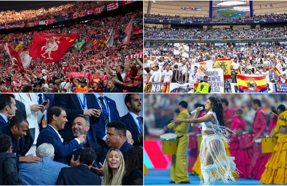 Atmosferă senzațională la finala UEFA Champions League! Fanii lui Liverpool și Real Madrid, dezlănțuiți. Camila Cabello, show în deschiderea meciului