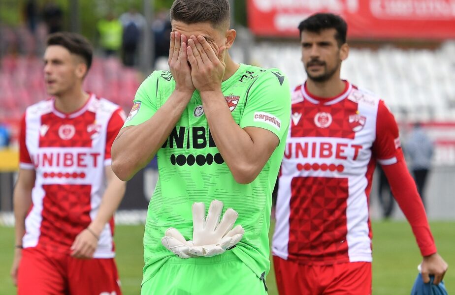 Dinamo a retrogradat în Liga 2! Cifrele dezastruoase ale „câinilor”: 77 de goluri încasate, cinci antrenori schimbaţi şi 0-9 la general cu FCSB