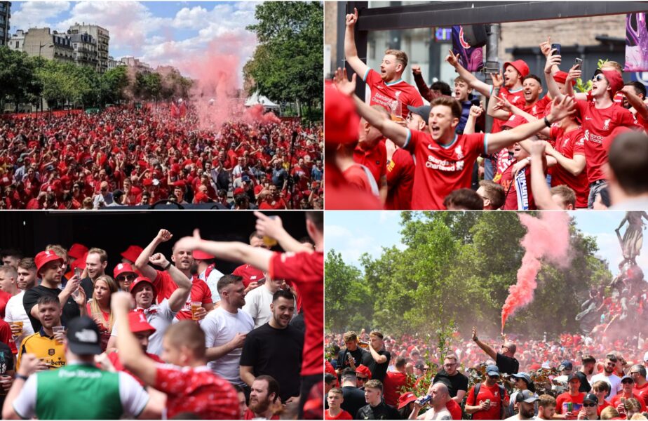 Fanii lui Liverpool, atmosferă de vis pe străzile din Paris înainte de finala UEFA Champions League! Suporterii lui Real Madrid, mesaj amenințător pentru Kylian Mbappe: „Vei regreta!”