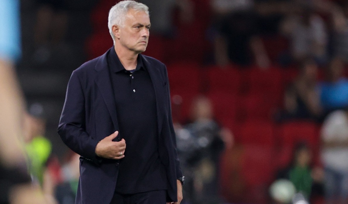 Jose Mourinho, în finala Conference League, AS Roma - Feyenoord