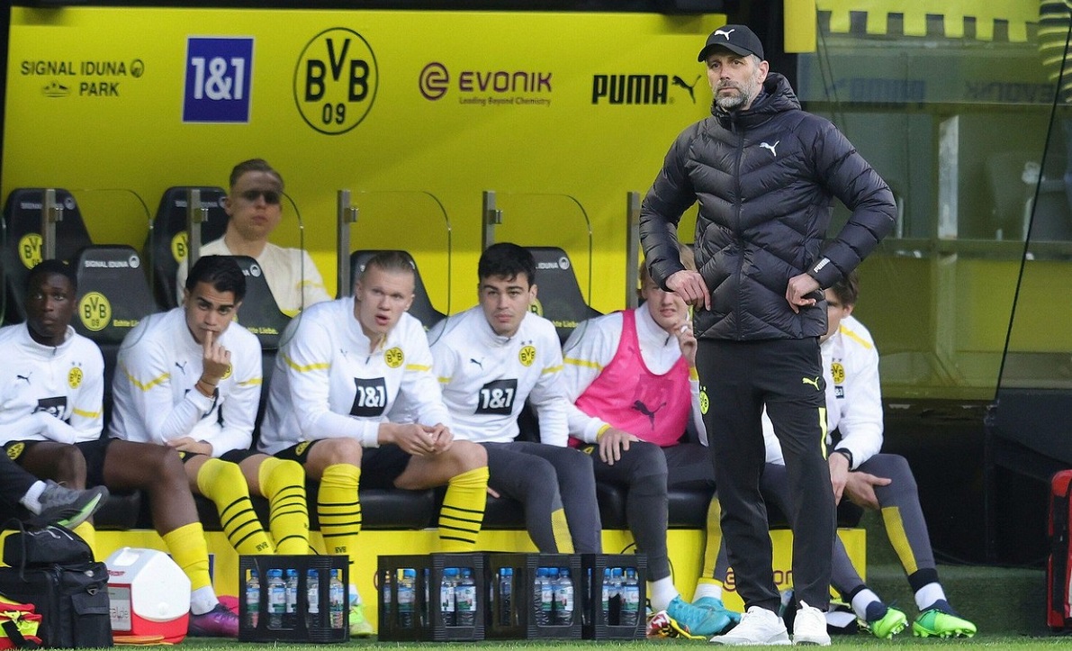 Marco Rose, în timpul unui meci pentru Dortmund