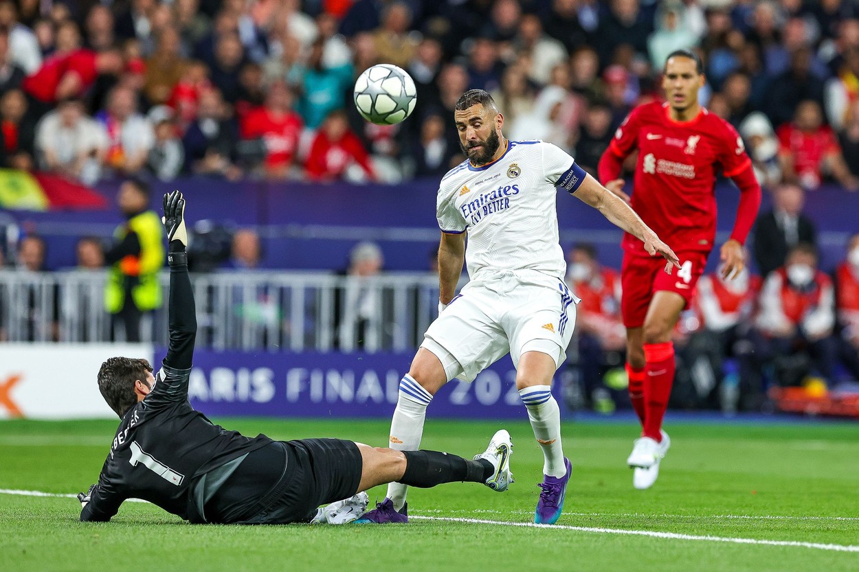 Fază controversată în finala UEFA Champions League, Liverpool – Real Madrid! Golul lui Karim Benzema, anulat de VAR