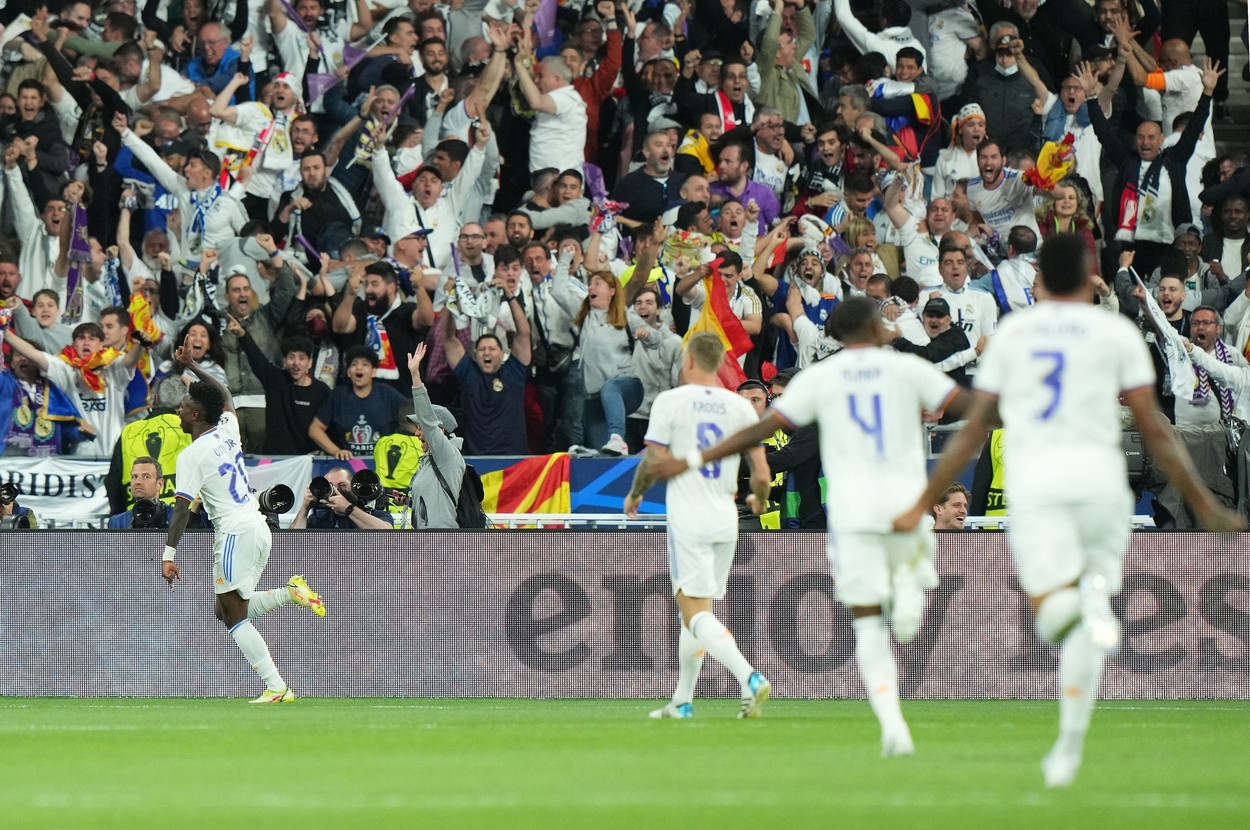 Liverpool – Real Madrid 0-1. „Galacticii au cucerit al 14-lea trofeu UEFA Champions League! Thibaut Courtois și Vinicius, eroii de la Paris