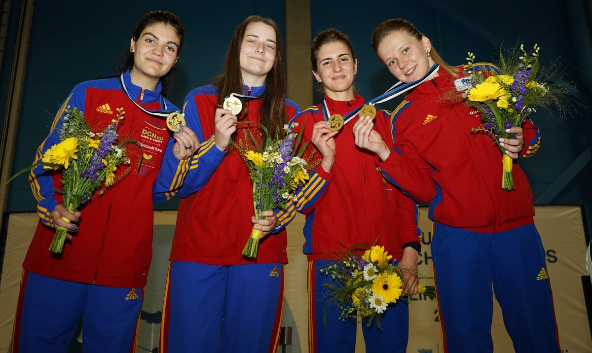 România, medalia de aur la campionatele europene de spadă U23! Hai, România! În fiecare zi