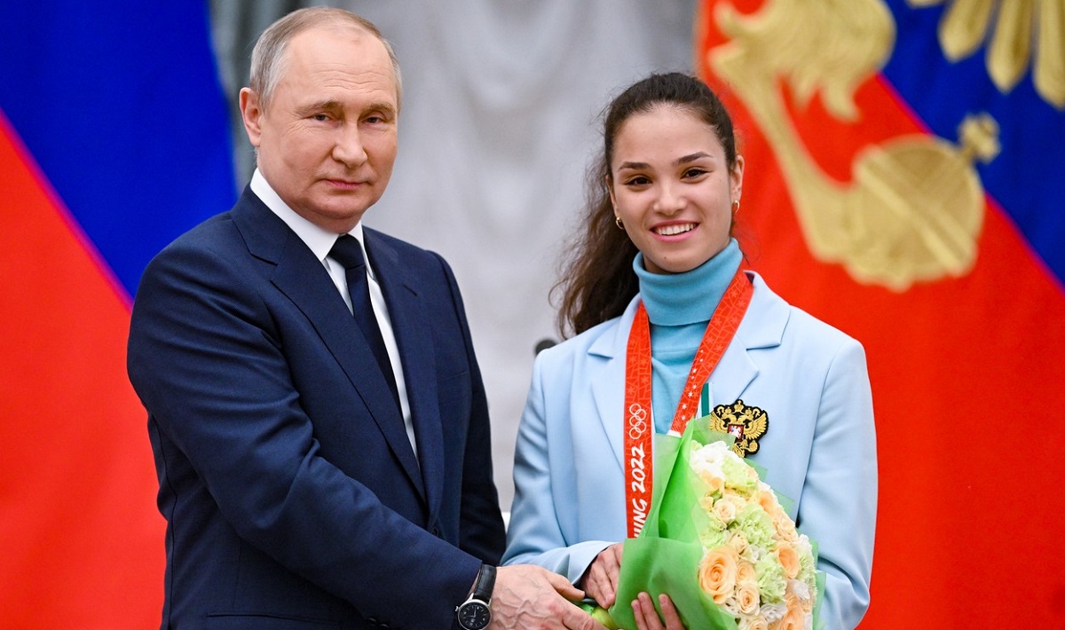 Veronika Stepanova şi Vladimir Putin
