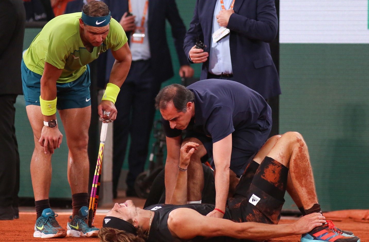 Alexander Zverev a suferit o accidentare teribilă la Roland Garros