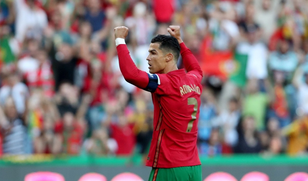 Cristiano Ronaldo, bucurie după marcarea unui gol
