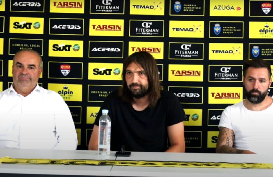 Dan Alexa, prezentat oficial la FC Brașov: „Sunt numărul 1 dintre toți antrenorii!” Ce putut să zică despre Dorinel Munteanu