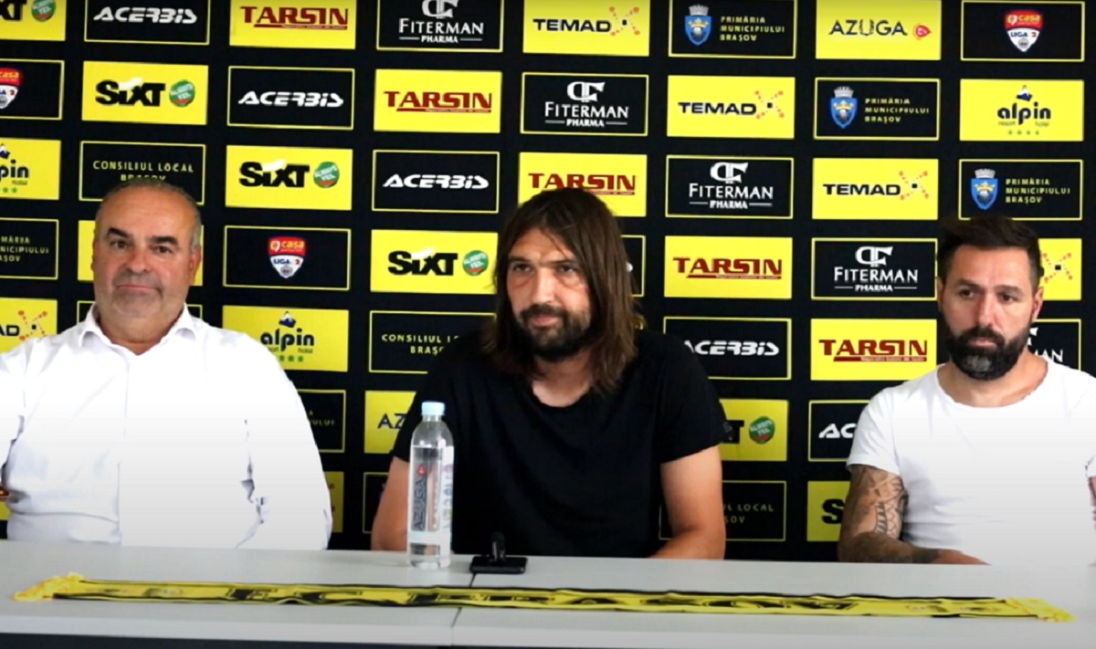 Dan Alexa, prezentat oficial la FC Brașov: „Sunt numărul 1 dintre toți antrenorii! Ce putut să zică despre Dorinel Munteanu