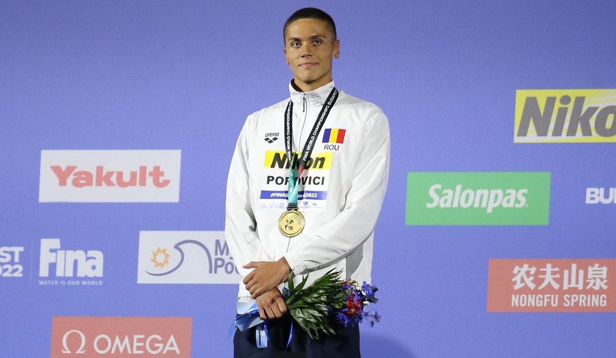 Postarea lui David Popovici care a devenit virală după calificarea în finală la 100 de metri liber, la Campionatul Mondial de Natație
