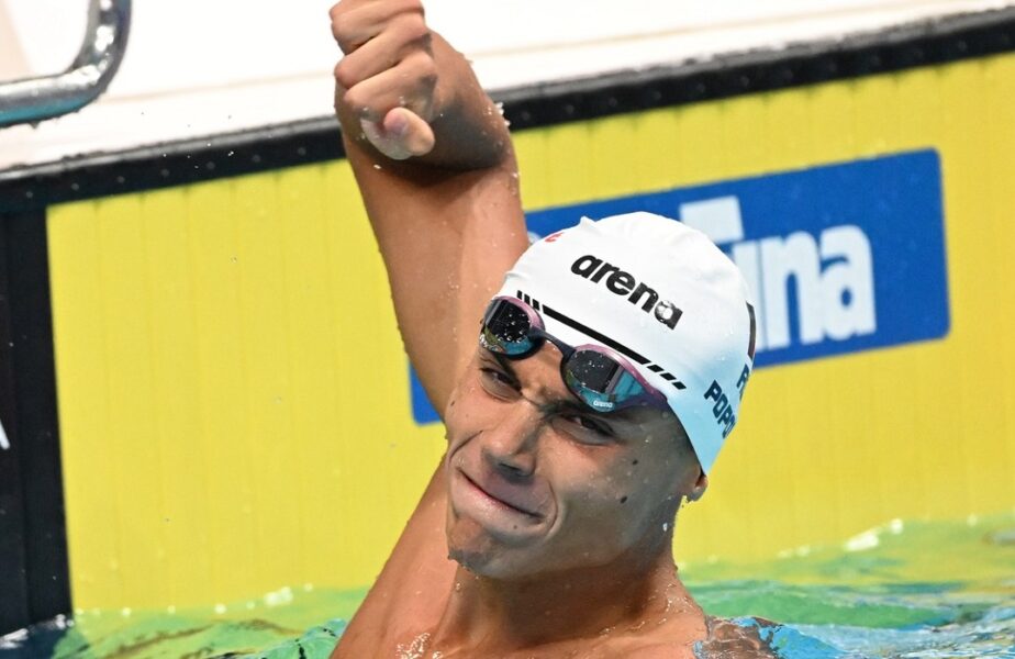 David Popovici, campion european la 50 de metri liber! Puștiul minune al natației scrie istorie la Campionatele Europene de la Otopeni