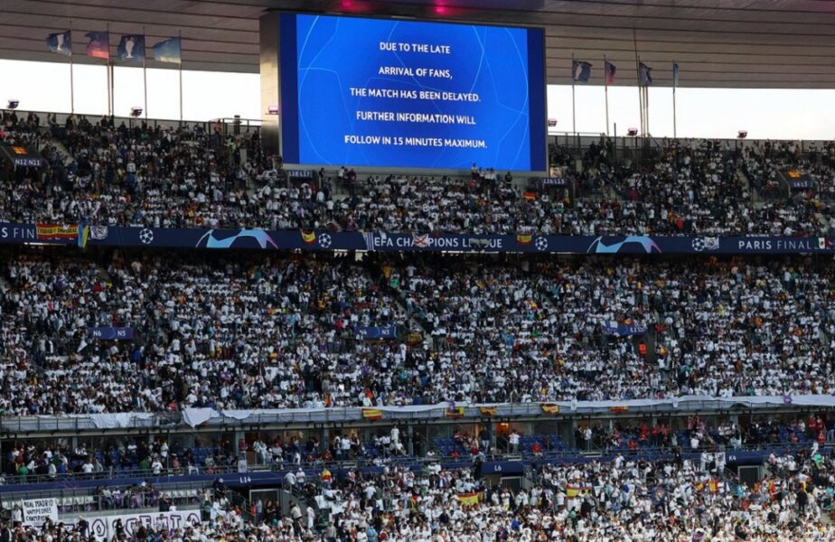 UEFA a prezentat scuze după incidentele de la finala Ligii Campionilor: „Niciun iubitor al fotbalului nu ar trebui pus în acea situaţie”