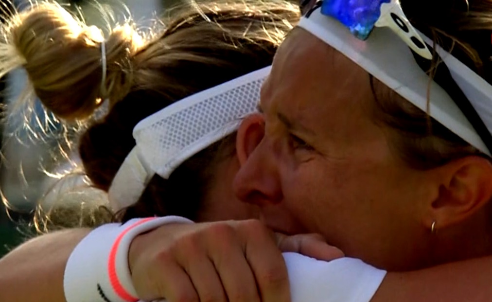 Simona Halep, gest uriaş după ce Kirsten Flipkens a început să plângă la finalul ultimului meci jucat la simplu în carieră: „E un vis devenit realitate! O mare campioană!