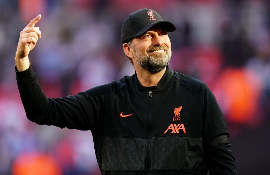 Jurgen Klopp, în timpul unei partide pentru Liverpool