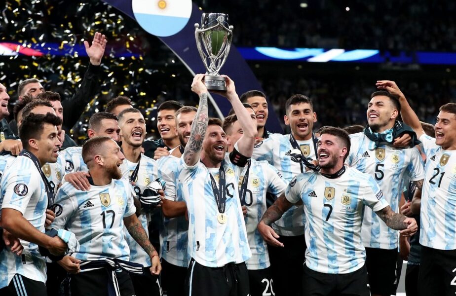Lionel Messi, al doilea trofeu alături de Argentina! Imaginile bucuriei după ce „Pumele” au câștigat „Finalissima 2022”, contra Italiei