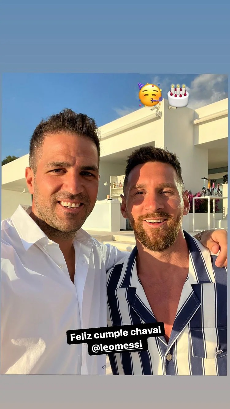 Imagini de la petrecerea lui Lionel Messi din Ibiza