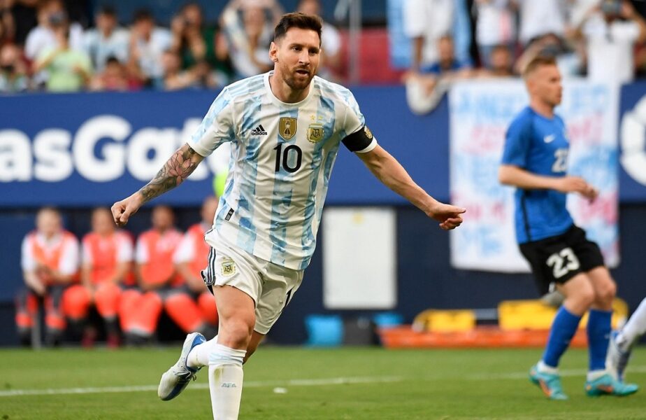 Reacţia lui Lionel Messi după ce a marcat cinci goluri într-un singur meci şi a scris istorie la naţionala Argentinei