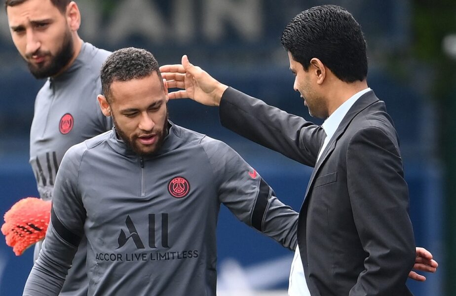 Nasser Al-Khelaifi vrea să scape de Neymar, dar Barcelona refuză să îi facă o ofertă. Juan Laporta: „Ar fi iraţional! A fost ‘răpit’ pentru bani”