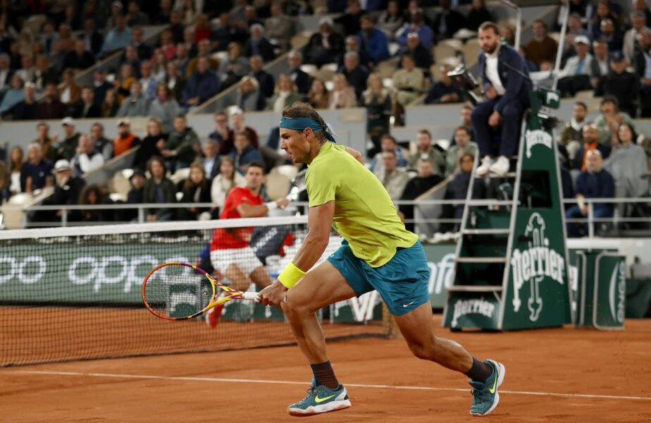 Novak Djokovic și Rafael Nadal, schimb de mingi fabulos în sferturile de la Roland Garros 2022! Ibericul a câștigat punctul, în uralele publicului