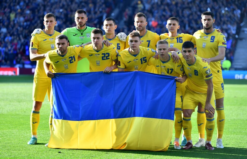 Jucătorii Ucrainei, gest superb înaintea meciului cu Scoția 