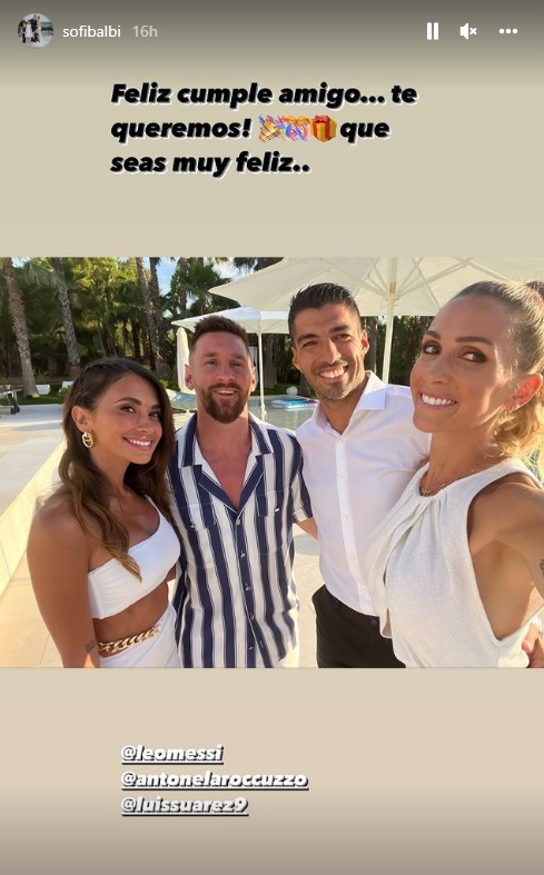 Imagini de la petrecerea lui Lionel Messi din Ibiza