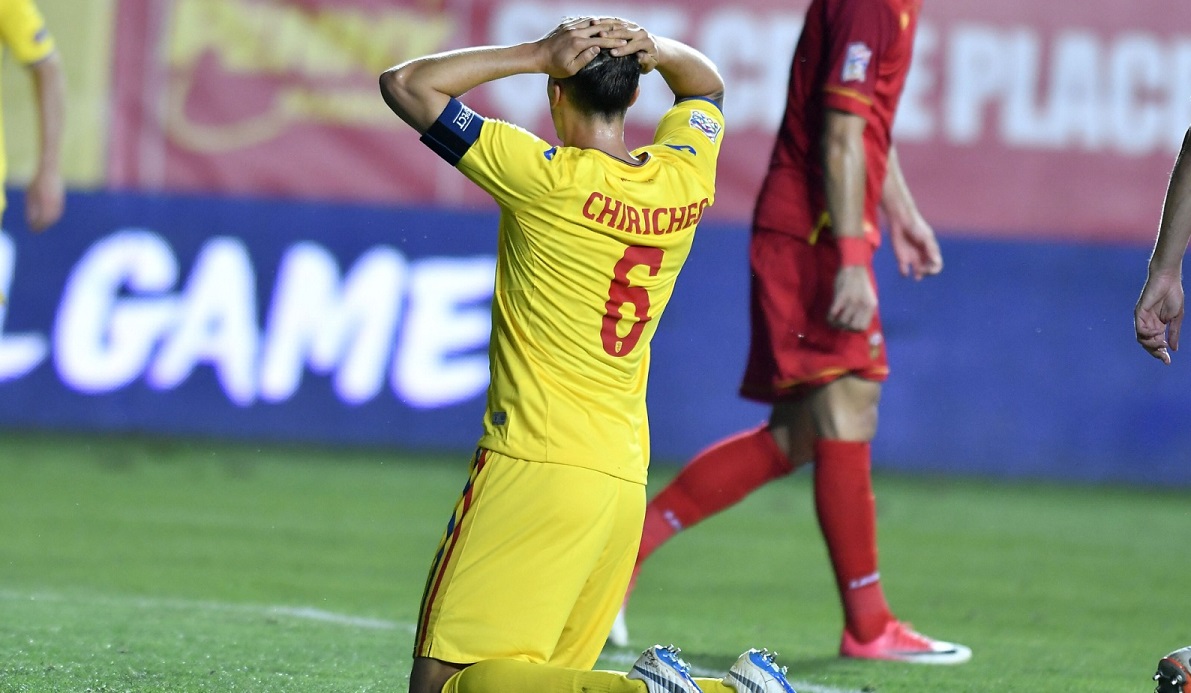 Muntenegru – România | Gafe incredibile ale lui Vlad Chiricheș. Căpitanul naționalei a făcut cadou două goluri