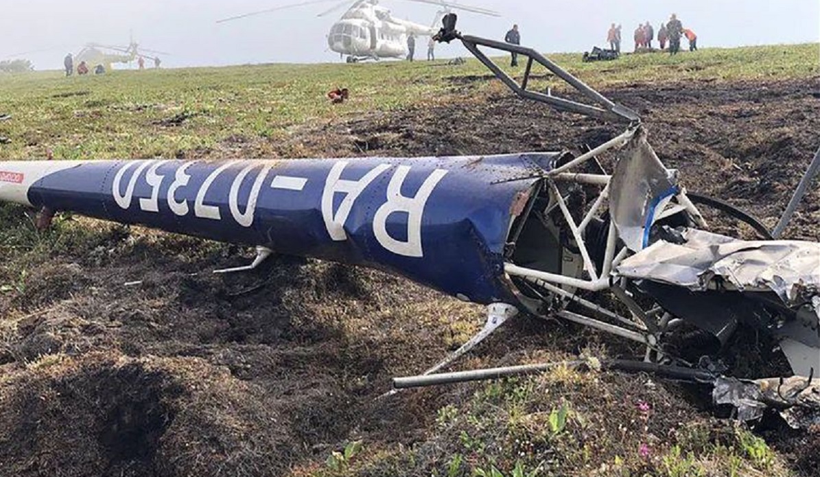 Elicopterul care s-a prăbușit și a dus la moartea pasagerilor