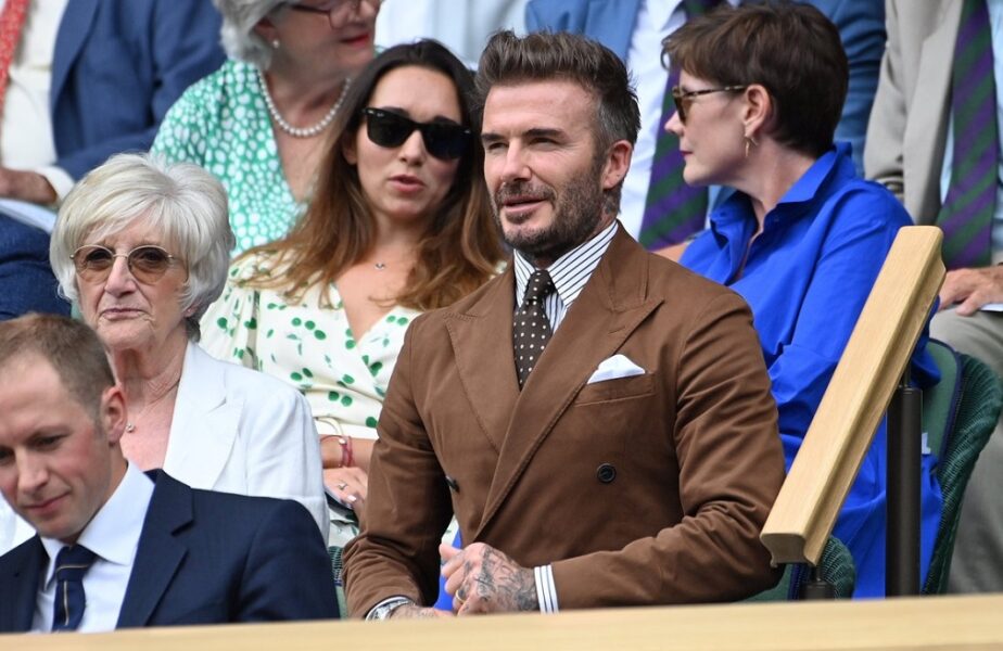 David Beckham, prezent la partida dintre Simona Halep şi Amanda Anisimova