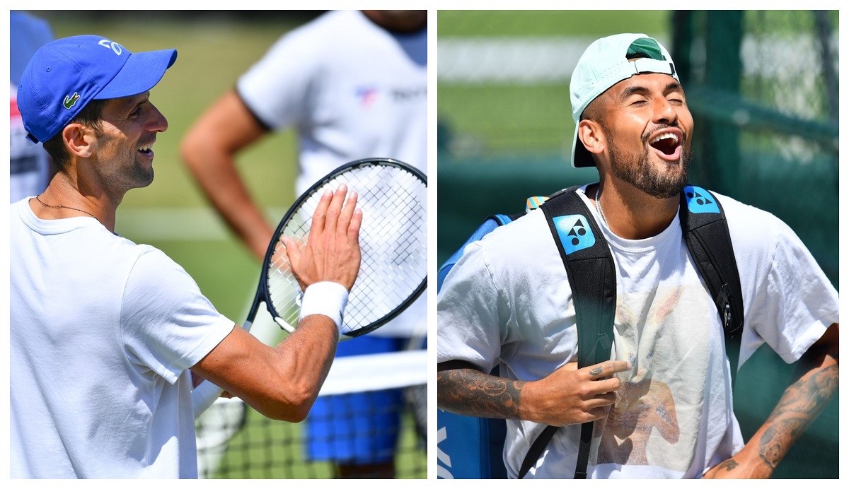 Nick Kyrgios şi Novak Djokovic, schimb fabulos de replici înaintea finalei de la Wimbledon: „Să o facem lată într-un club de noapte!”