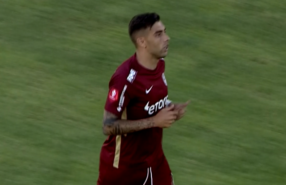Jefte Betancor, la primul gol pentru CFR Cluj! Atacantul campioanei a înscris din penalty contra lui Inter Escaldes