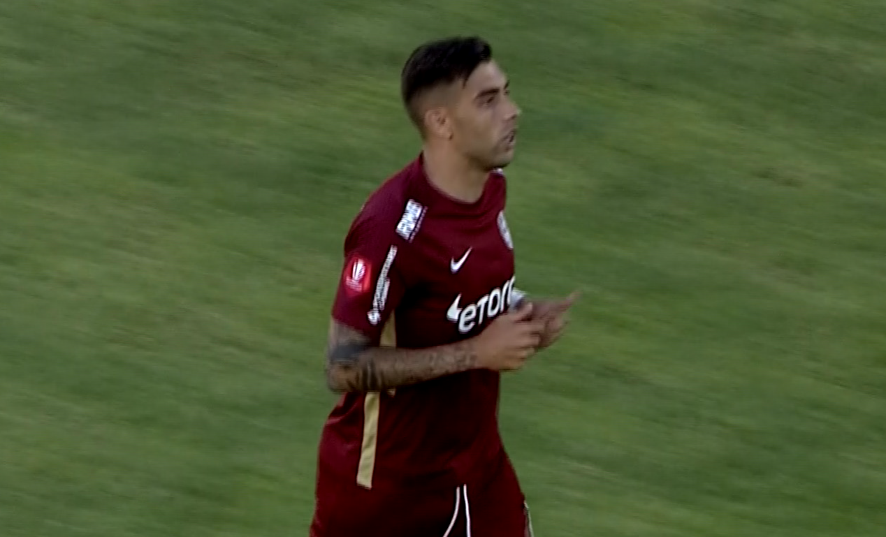 Jefte Betancor, la primul gol pentru CFR Cluj! Atacantul campioanei a înscris din penalty contra lui Inter Escaldes