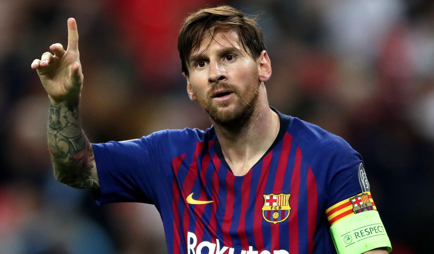 Lionel Messi, în tricoul Barcelonei